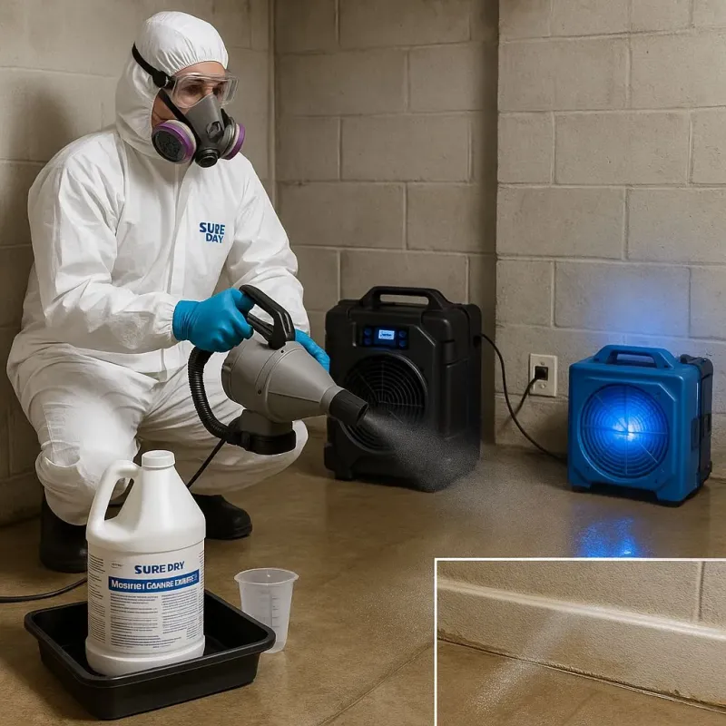 Sanitization and Odor Removal process in City of Petersburg, VA