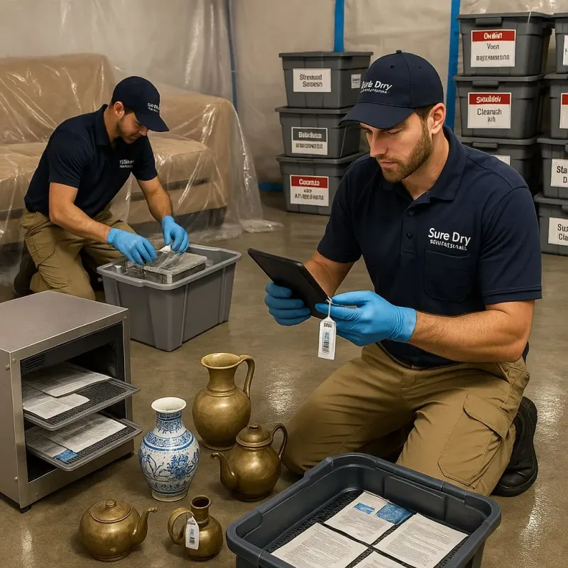 Content Protection and Restoration process in City of Petersburg, VA
